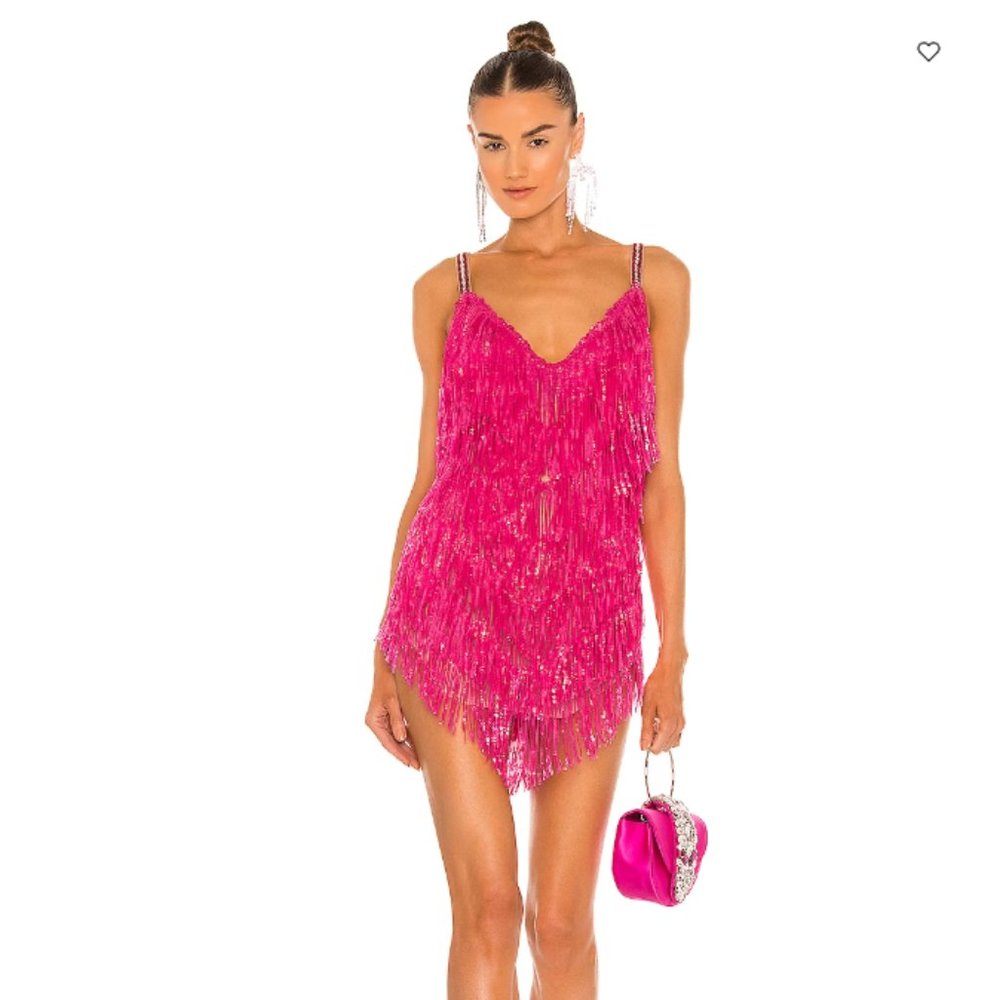 Bronx and Banco X REVOLVE Neon Barbie Dress (Pink/Fuchsia, XS)